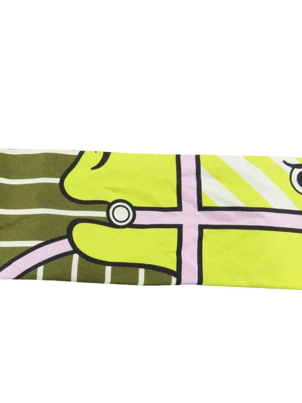 Hermes Twilly 05 Bronzex Violetx Jaun Silk Quadrige Baydadere Scarf
